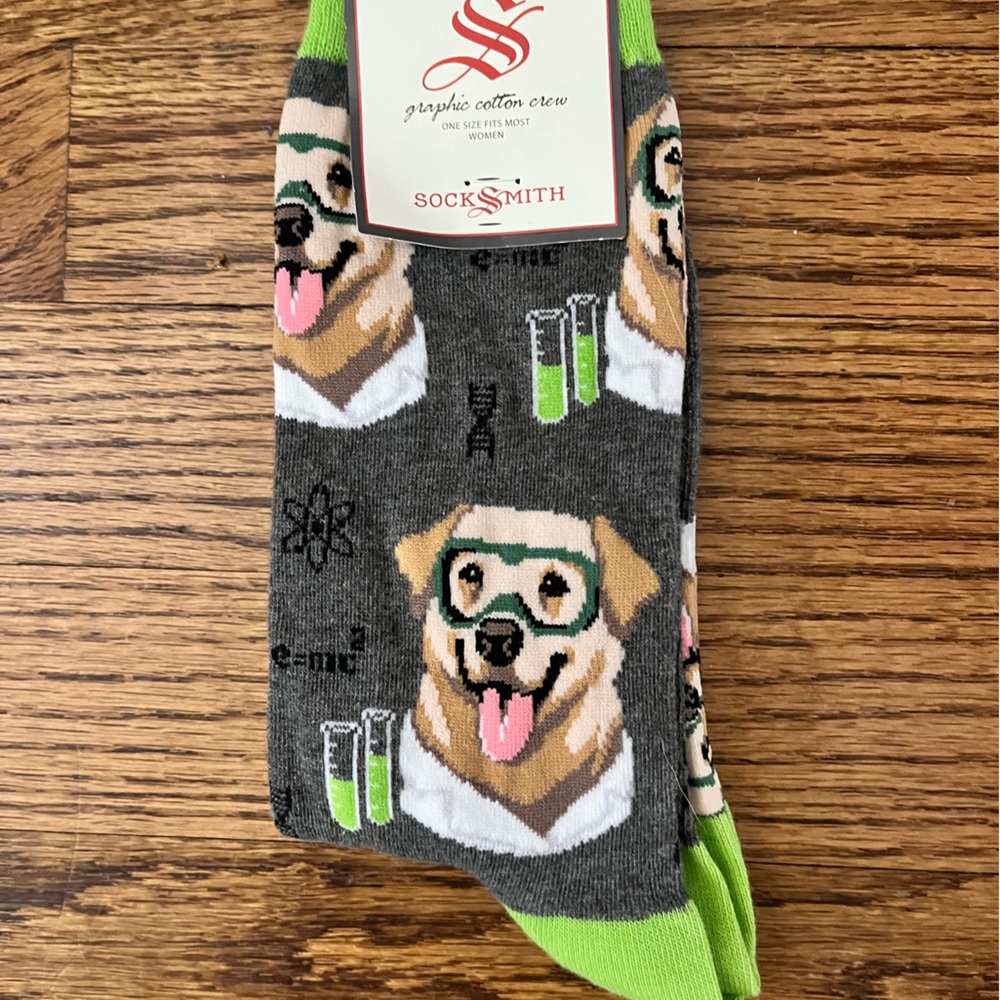 Sock Smith Lab Printed Crew Socks Women